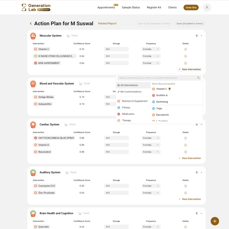 Personalised Treatment Planning
