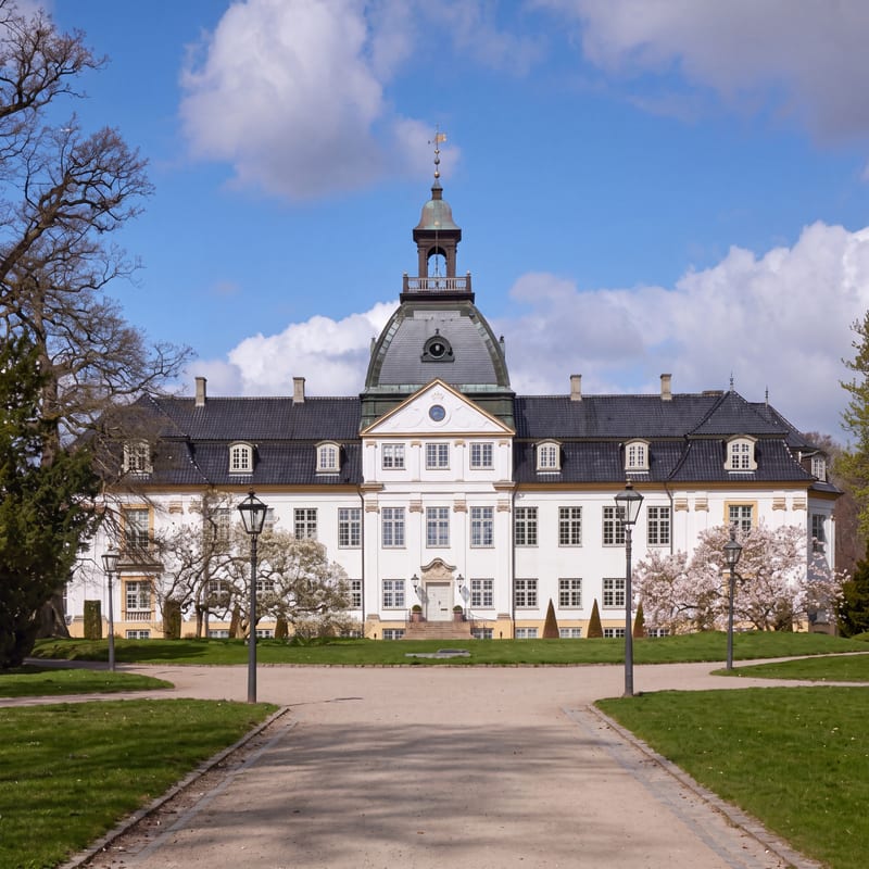 Charlottenlund Slot, home of BioAge Diagnostics.